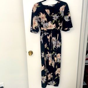 Bell Sleeve, Tea Length Dress